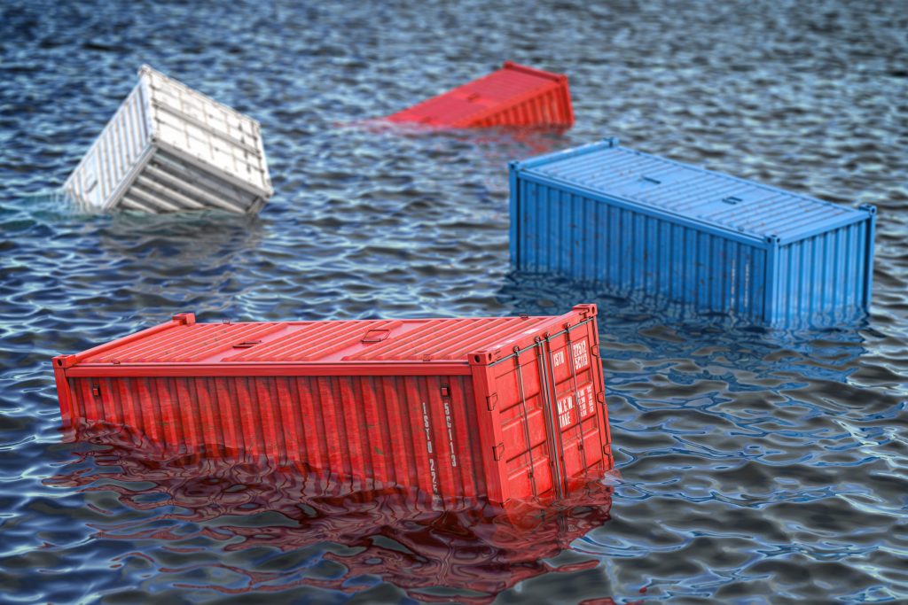 Pollution du transport maritime : containers perdus en mer